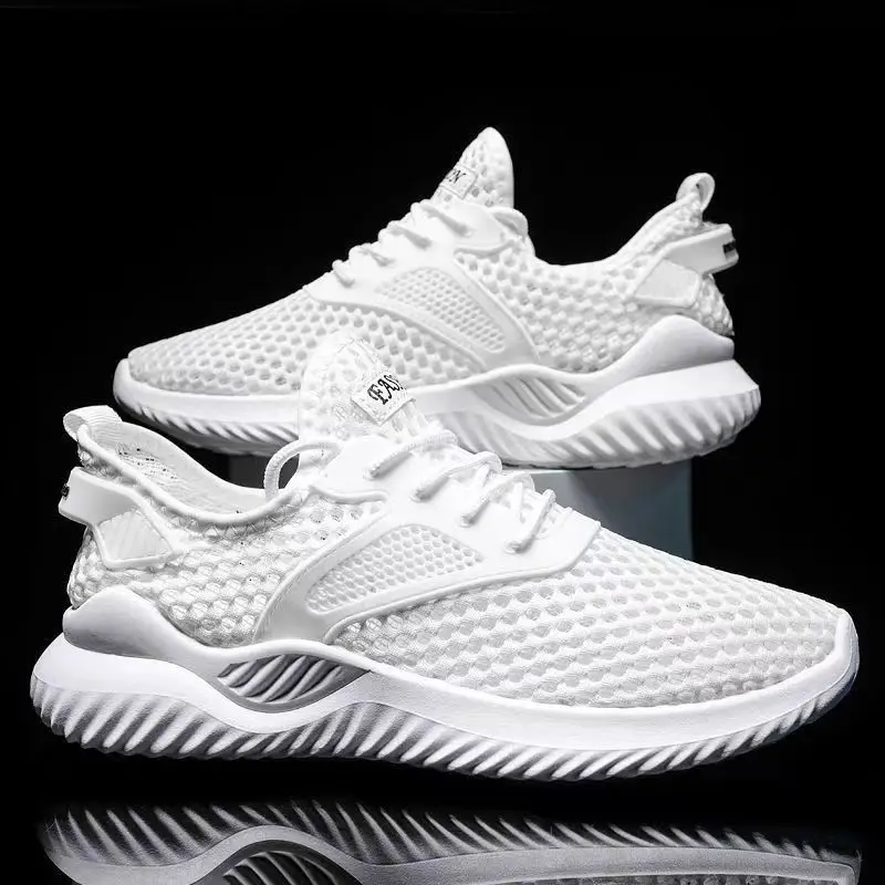 Spring and Autumn Fashion Men\'s Casual Sports Shoes New Mesh Comfortable, Lightweight, and Breathable Student Running Shoes