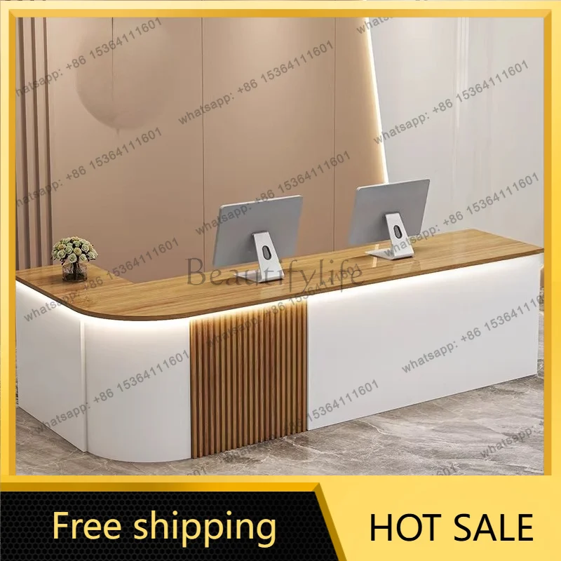 XX.Simple Executive Reception Desks Unique Luxury Best Minimalist Reception Desks Design Modern Escritorio Commercial Furniture