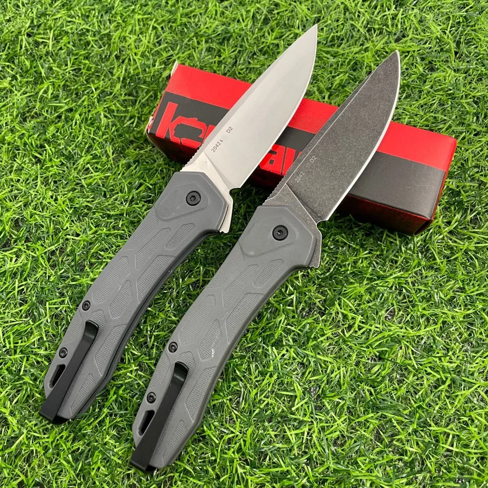 Ks2042 سكين قابل للطي بمقبض من ألياف النايلون، سكين قابل للطي متعدد الوظائف للدفاع عن النفس