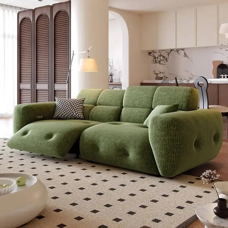 كراسي خضراء كرسي أريكة كرسي كهربائي الشمال الحديثة مصمم كرسي كهربائي أريكة ذكية الحد الأدنى Divano Soggiorno الأثاث #4