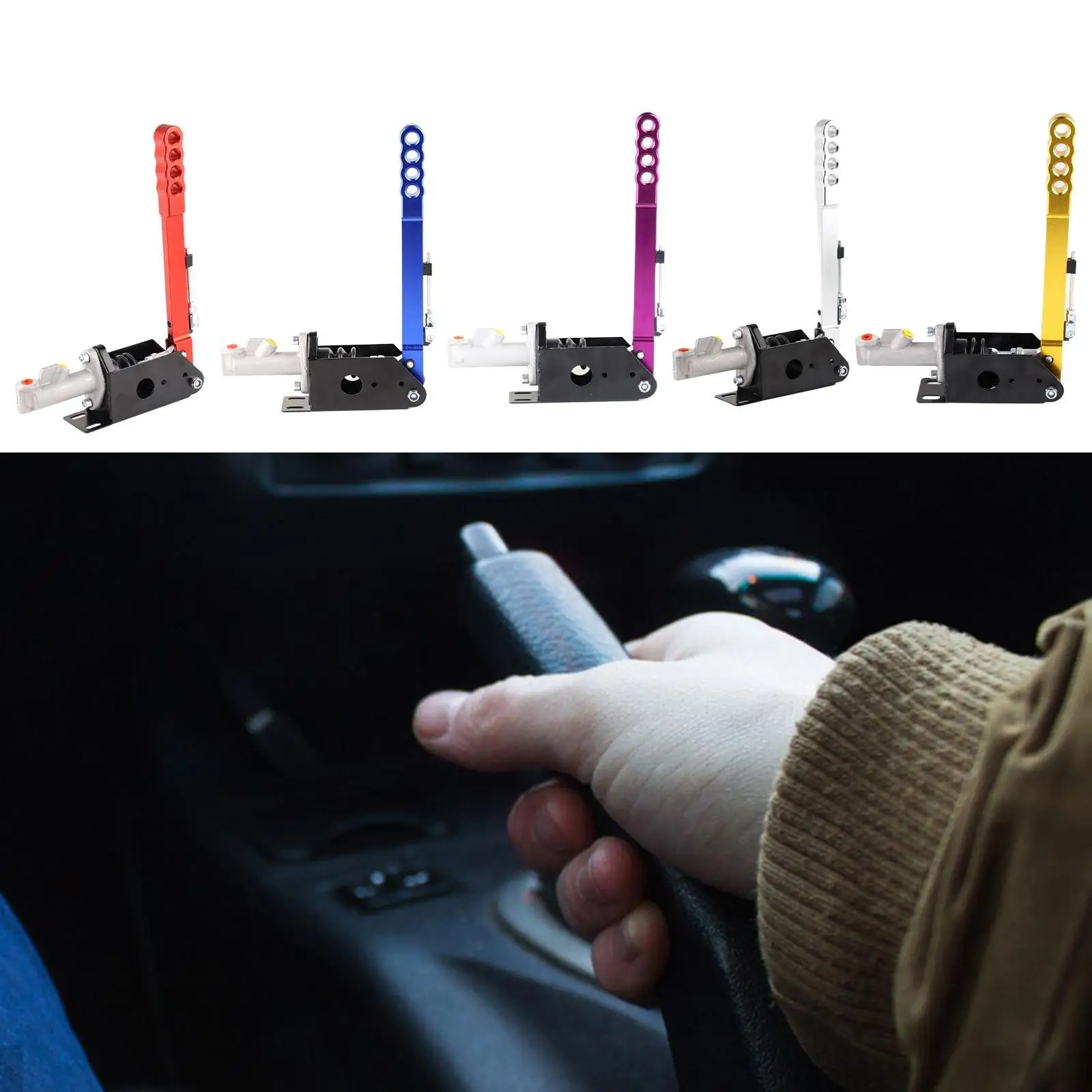 

Generic Race Car Hydraulic Brake,Race Emergency Brake ,Hydro E Brake Handbrake Gear Long Lever Handle Hydraulic Handbrake