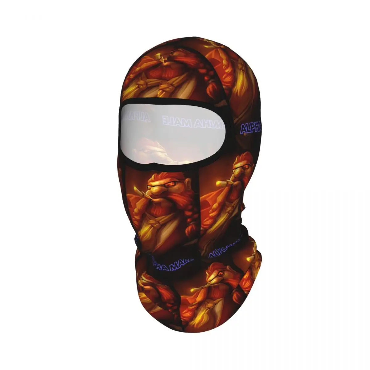 Gragas Alpha Male Breathable Thin Balaclava Full Face Mask Sun Protection Neck Gaiter For Motorcycle Fishing Outdoor