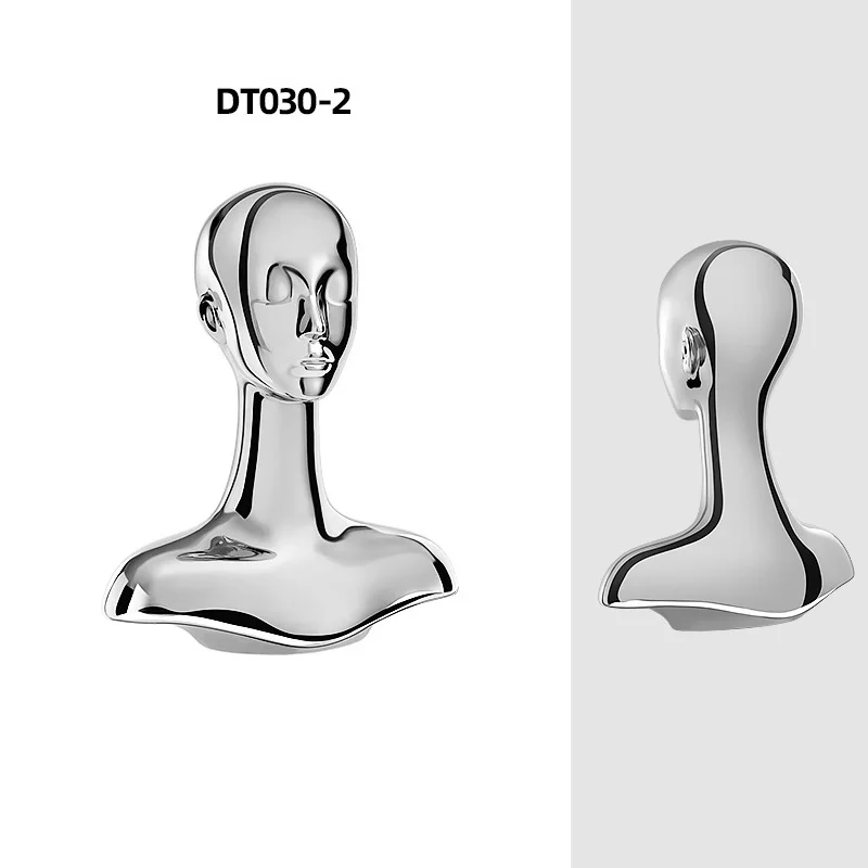 Electroplating Gold or Silver Female Mannequin Head with Bust For  Jewelry Display Stand Hat Wig Scarf Bracket