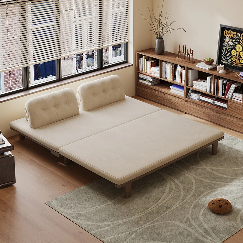 

folding double dual-purpose small apartment living room bedroom multi-functional telescopic folding sofa bed