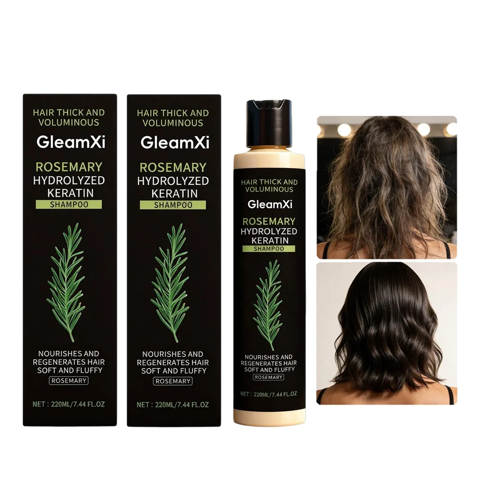 

1/2PCS Rosemary Hair Shampoo Volumizing And Thickening Strengthening And Oil Control Nourishes And Repairs Hair Oil Adds Volume