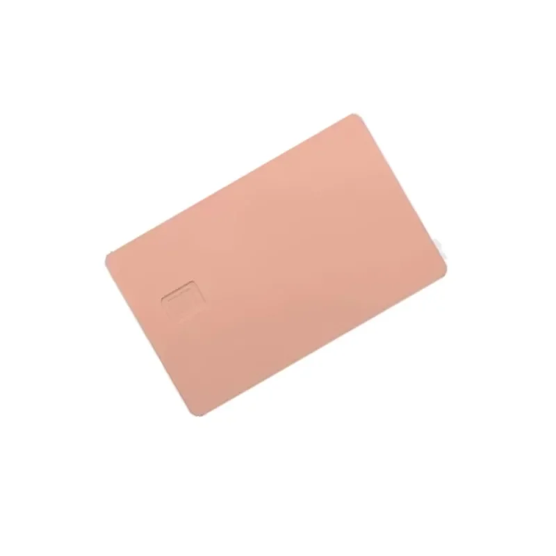 

Metal Aluminium Anodized Aluminum Blank Metal Business Cards for Laser Carved Logo With Chip Slot