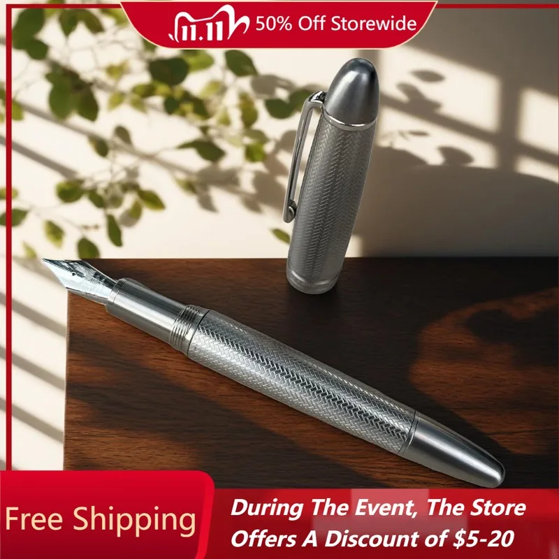 

PK Majohn Ti136,PENCHEN Коллекционная ручка из титанового сплава Офисная перьевая ручка F 0,5 с наконечником, ограниченный выпуск/коллекционная ручка для каллиграфии