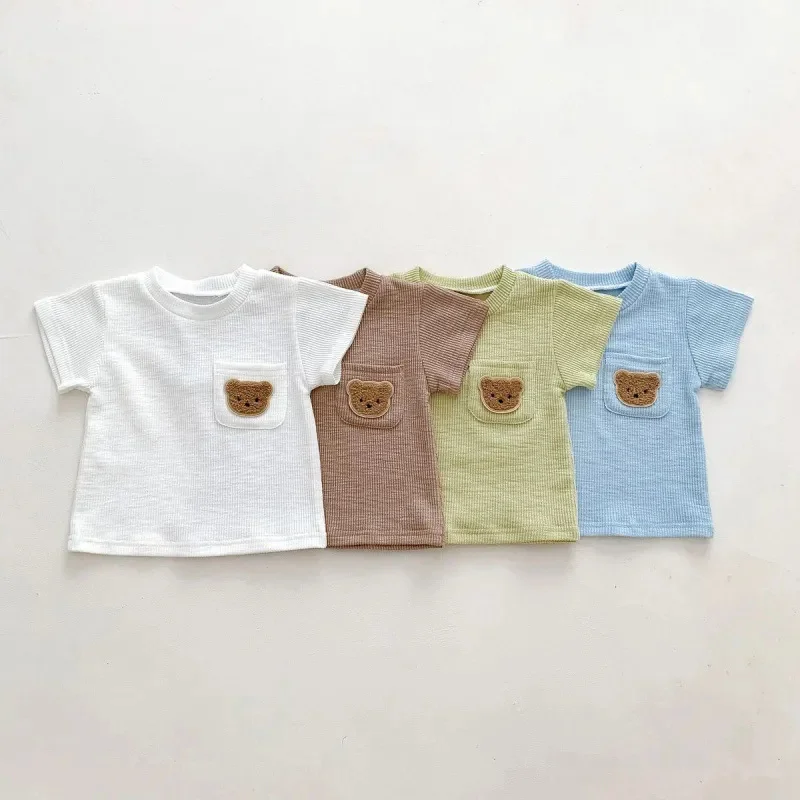 Baby Sets Shorts for Boy Groups Children Summer Cotton T Shirt 1 2 3 4 5 6 7 Years Clothing Girls