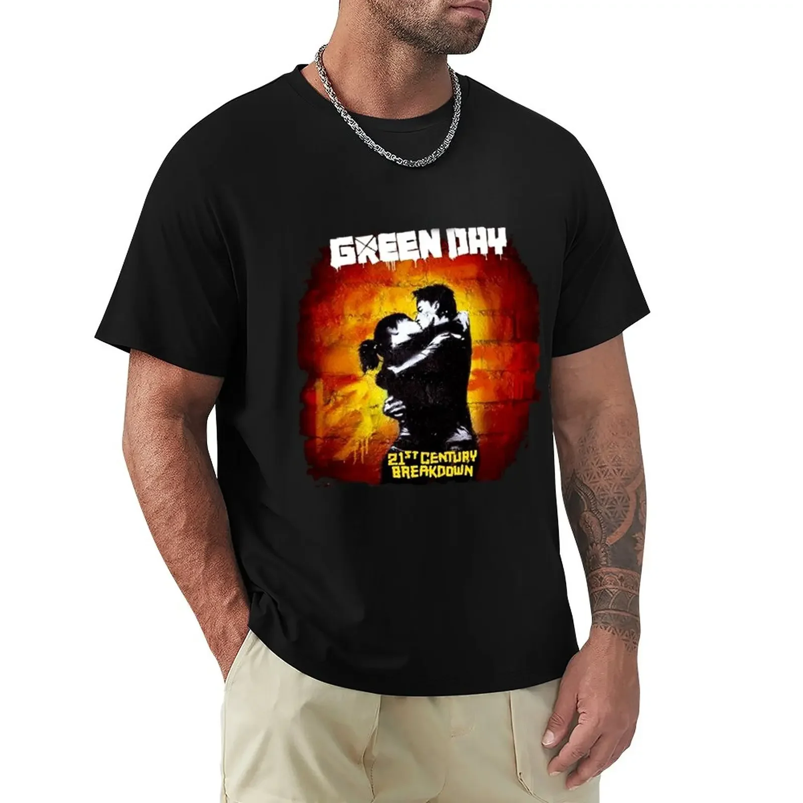 Green Day 21st Century T-Shirt customs aesthetic clothes plus size tops t shirts for men