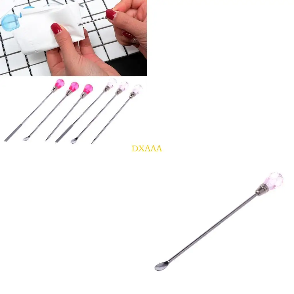 DXAA 3x Resin Spoon Tool Muddler Poke Needle Spoon Tool for Resin Jewelry Making