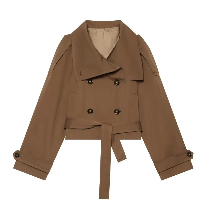 Comfortable To Wear 2026 New Fashion Women S Coat Vintage Elegant Cropped Luxury Lapel Button Harajuku Street Style Date Outfit
