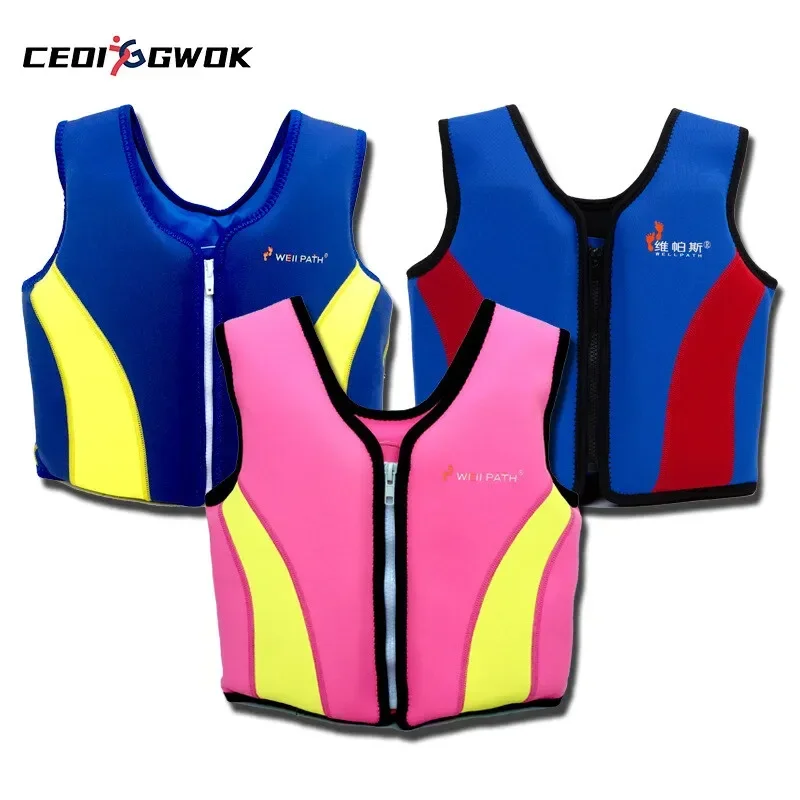 CEOI GWOK Children Life Jackets Drifting Waistcoat Foam Large Buoyancy Clothing Swimming Vest Rescue Jacket Buoyancy Suit