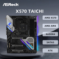 ASRock X570 TAICHI Motherboard Support 3600X 5500 5600G 5700X3D 5800X3D CPU 4xDDR4 M.2 NVME HDMI PCIe 4.0 X570 ATX AM4 Mainboard