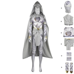 Moon Knight Mister Cosplay Costume Movie Cloak Jumpsuit Halloween Superhero Suit
