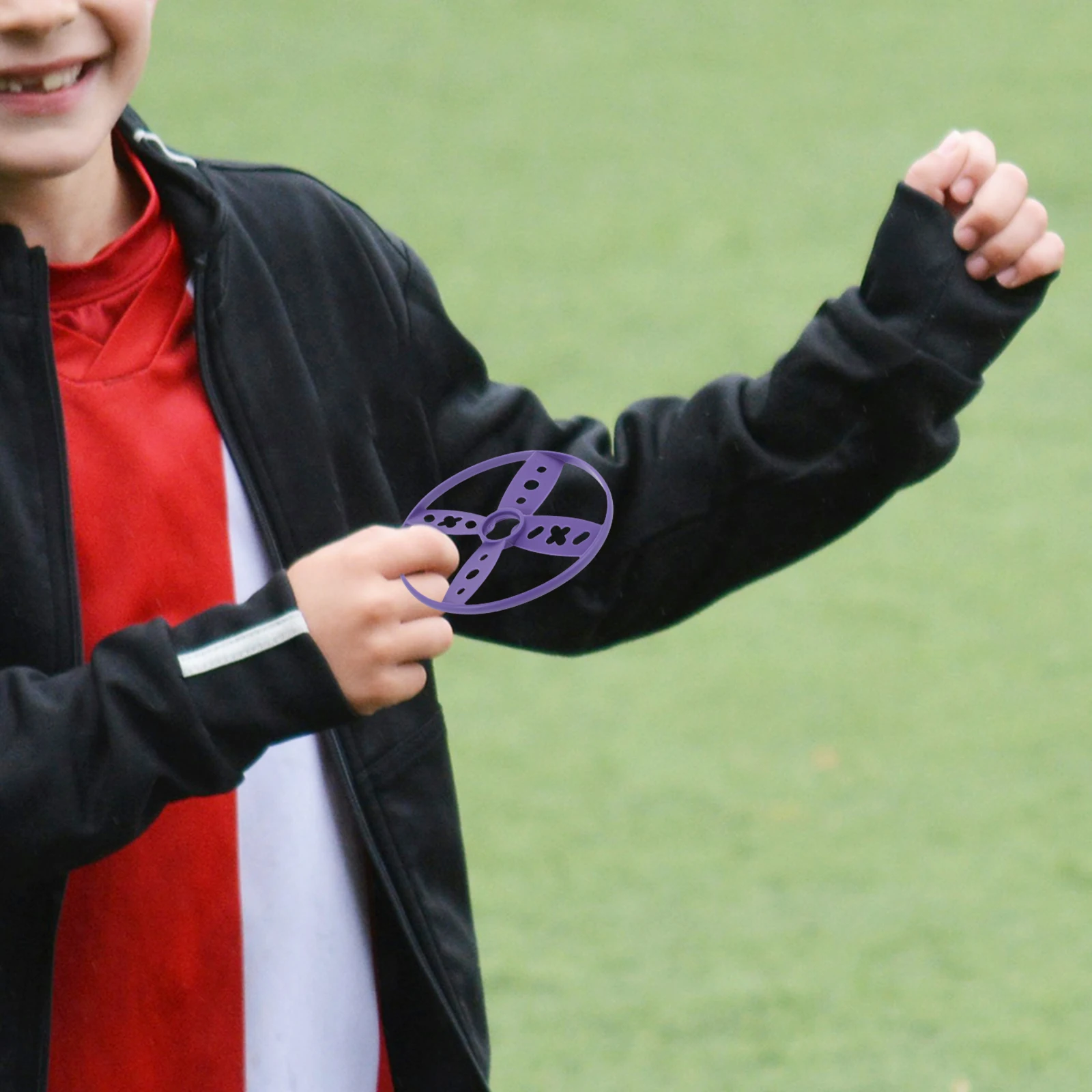 

8pcs Kids Flying Mini Colored Plastic Plate Sports Flying Disc Toy Outdoor Fun Interesting Disc Toy Plaything