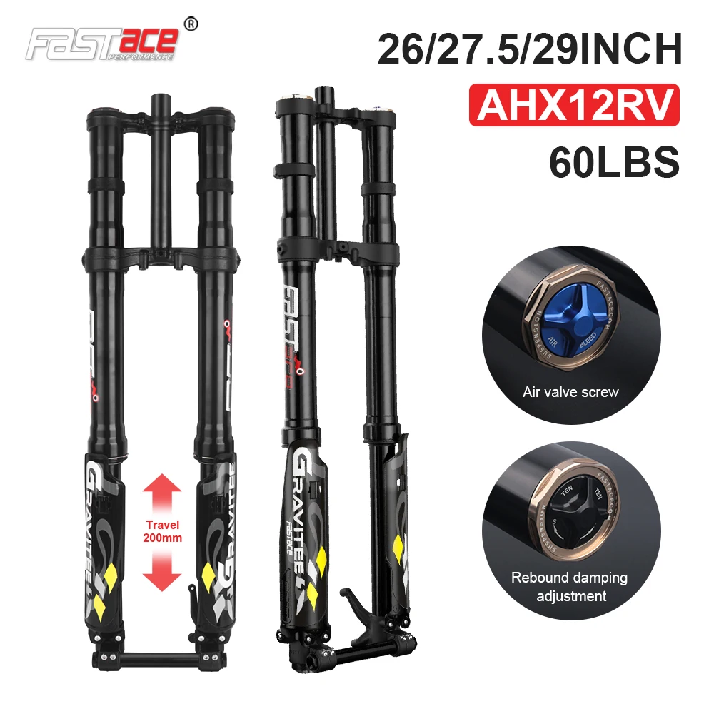 FASTACE AHX12RV SUR-RON UPGRADED 60lbs FORK SUSPENSION 265X450/550lbs Shock Absorber FOR TALARIA STING ERIDE PRO EMTB Bike Fork