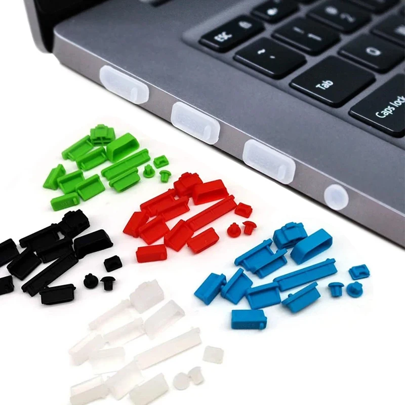 Universal Silicone Anti-dust Plug Notebook Dustproof Stopper for Laptop RJ45 HDMI Dust Plug Computer Interface Waterproof Cover