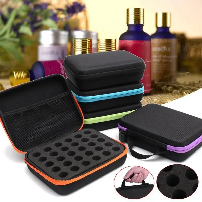 

30 Slot Essential Oil Bottle Holder Case for 5/10/15ml Aromatherapy Roller Container Portable Travel Carrying Box Home Organizer