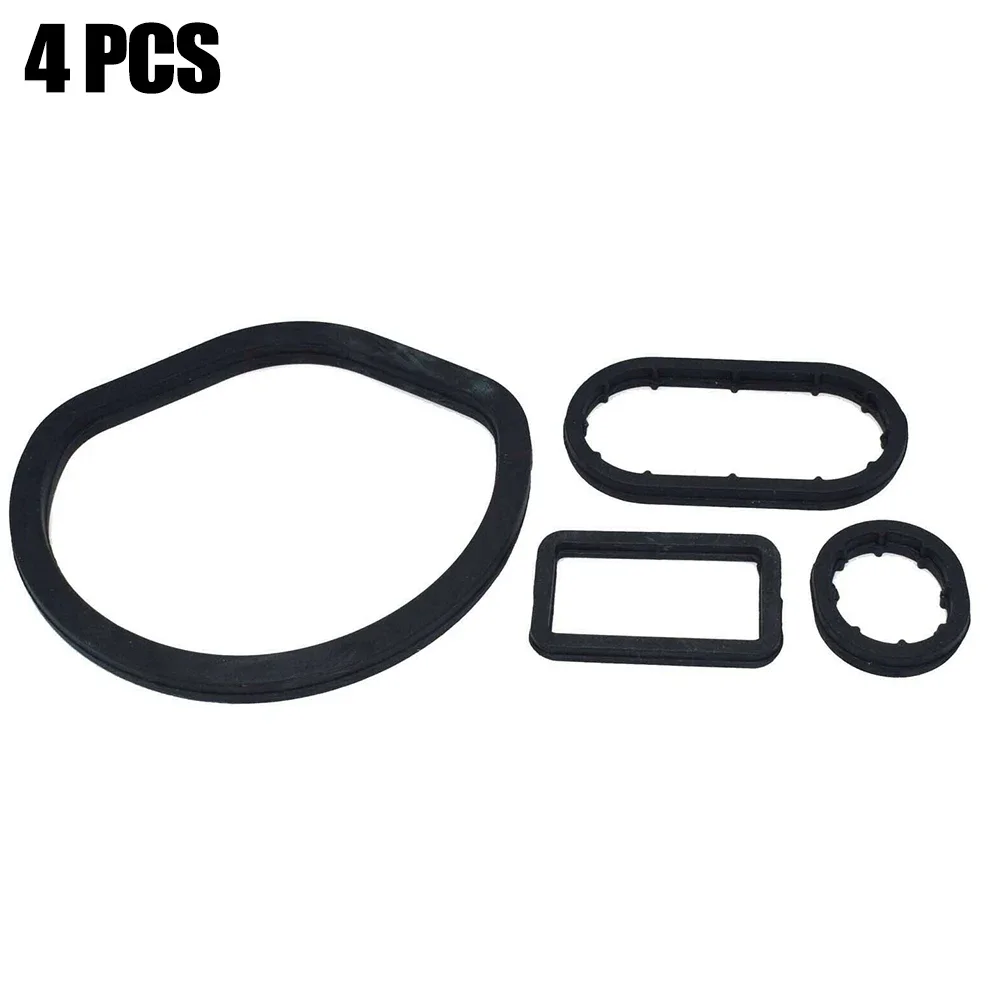 4pcs/set Rubber Oil Filter Housing Seal Kit 1121840061 1121840161 1121840261 For Mercedes W163 W202 W203 W208 W210 W211 W220