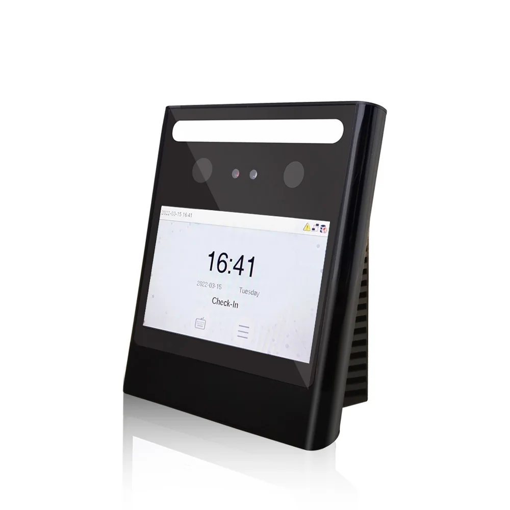 Eface10 Cloud-Based Face Recognition Time Attendance Access Control System Linux OS 500 Face Capacity 100,000 User Records