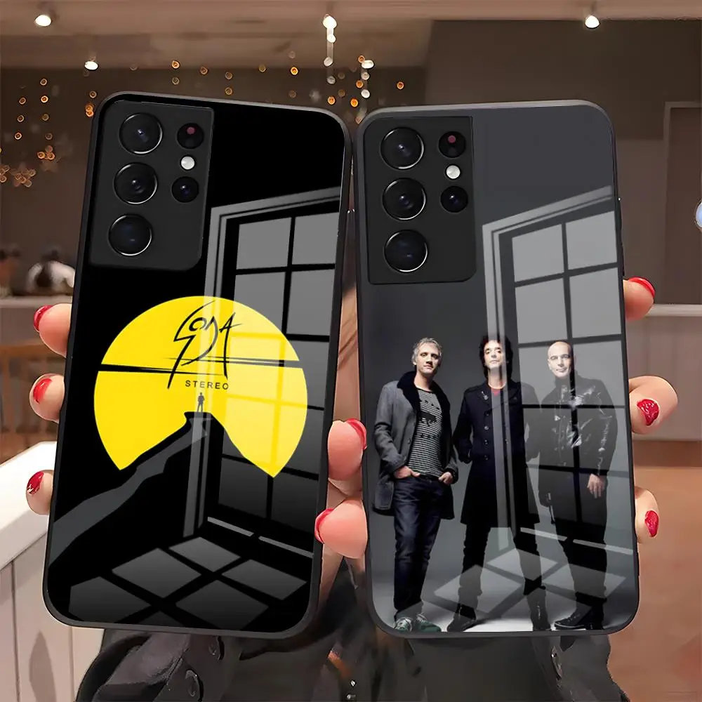 Soda Stereo Phone Case For Samsung S26 S25 Plus S20 S20 Plus S22 Ultra S23 FE S21 Plus S21 Ultra Glass Cover