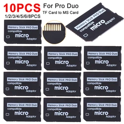 30-1PCS Support Memory Card Adapter SD Card To Memory Stick Adapter For PSP SD Card 1MB-128GB Memory Stick Pro Duo