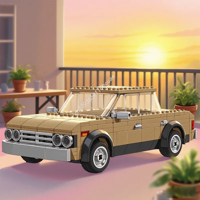 

207pcs MOC City Champions LADA ВАЗ Model Building Blocks Christmas Gift Construction Assemble DIY Creative Education Toys Idea
