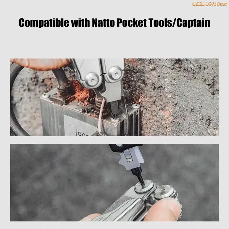 K1AE Convenient Multi Function Tool 12 Sturdy Bit Storage Case DIY Essential
