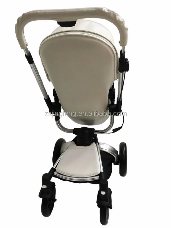 Factory With High Quality  Pu Leather  Bassinet Stroller 3-in-1 Pram Portable Baby Carriage Infant Pushchair