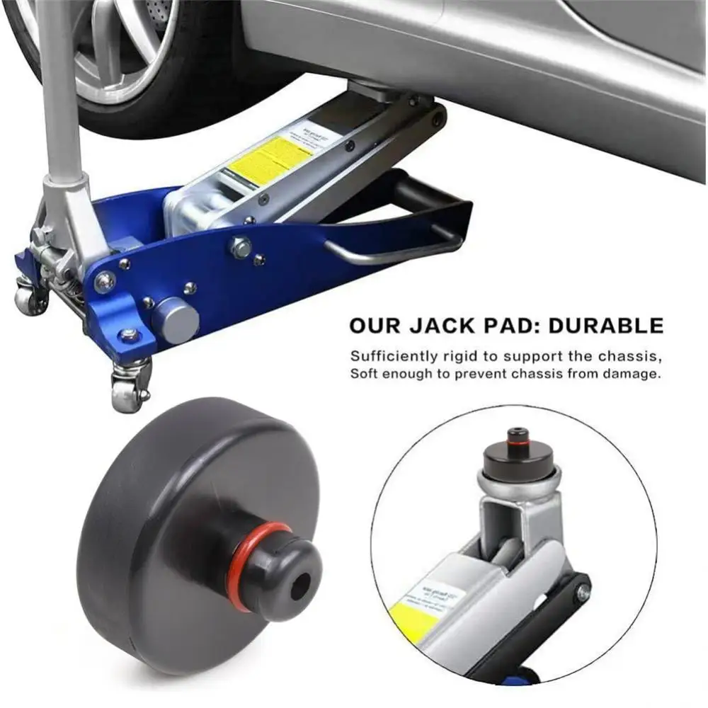 Rubber Floor Lifting Jack Pad Axle Stand Adapter Wear-resistant Support Chassis Car Tire Repair Model 3 S X Y  Support Car