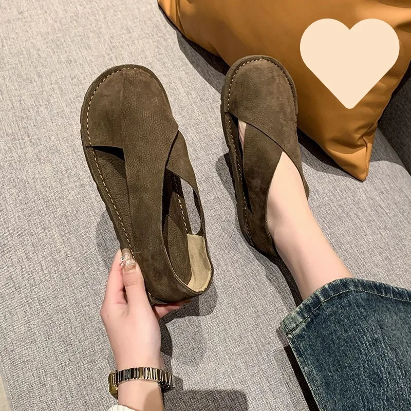 Summer Spring Women Shoes Sandals Flat Low Heel Sneakers Casual Gladiator Barefoot Loafers Slip-on Comfortable on Promotion 2024