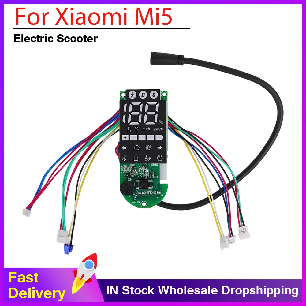 

Дисплей приборной панели для электросамоката Xiaomi 5, плата приборной панели, цифровая панель приборов, аксессуары