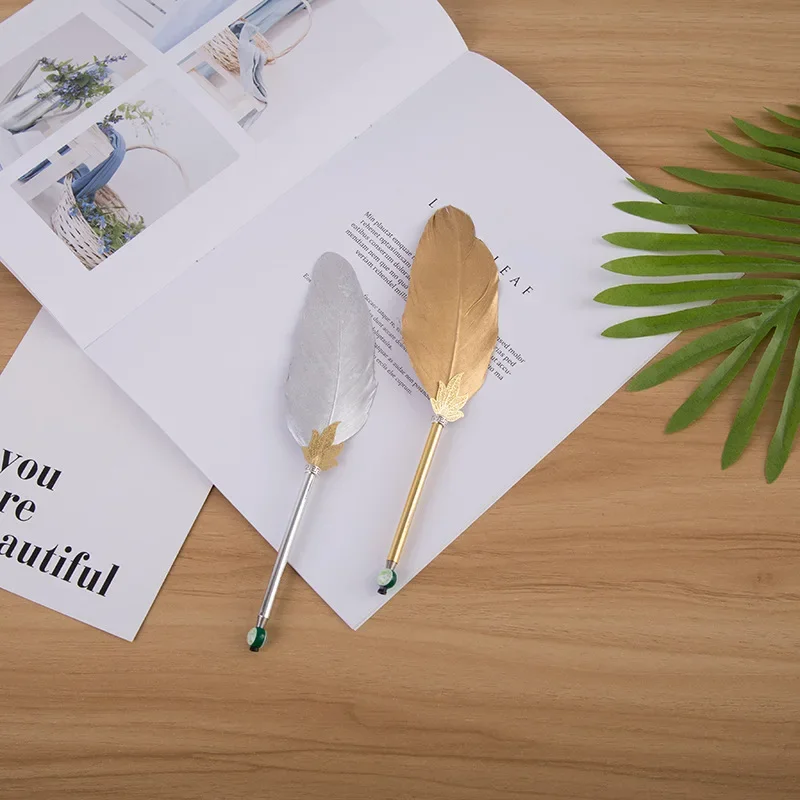 

16 шт., ручка в стиле ретро в европейском стиле с волосатыми гелевыми ручками для офиса, рождественские подарки, офисные аксессуары, корейские канцелярские принадлежности