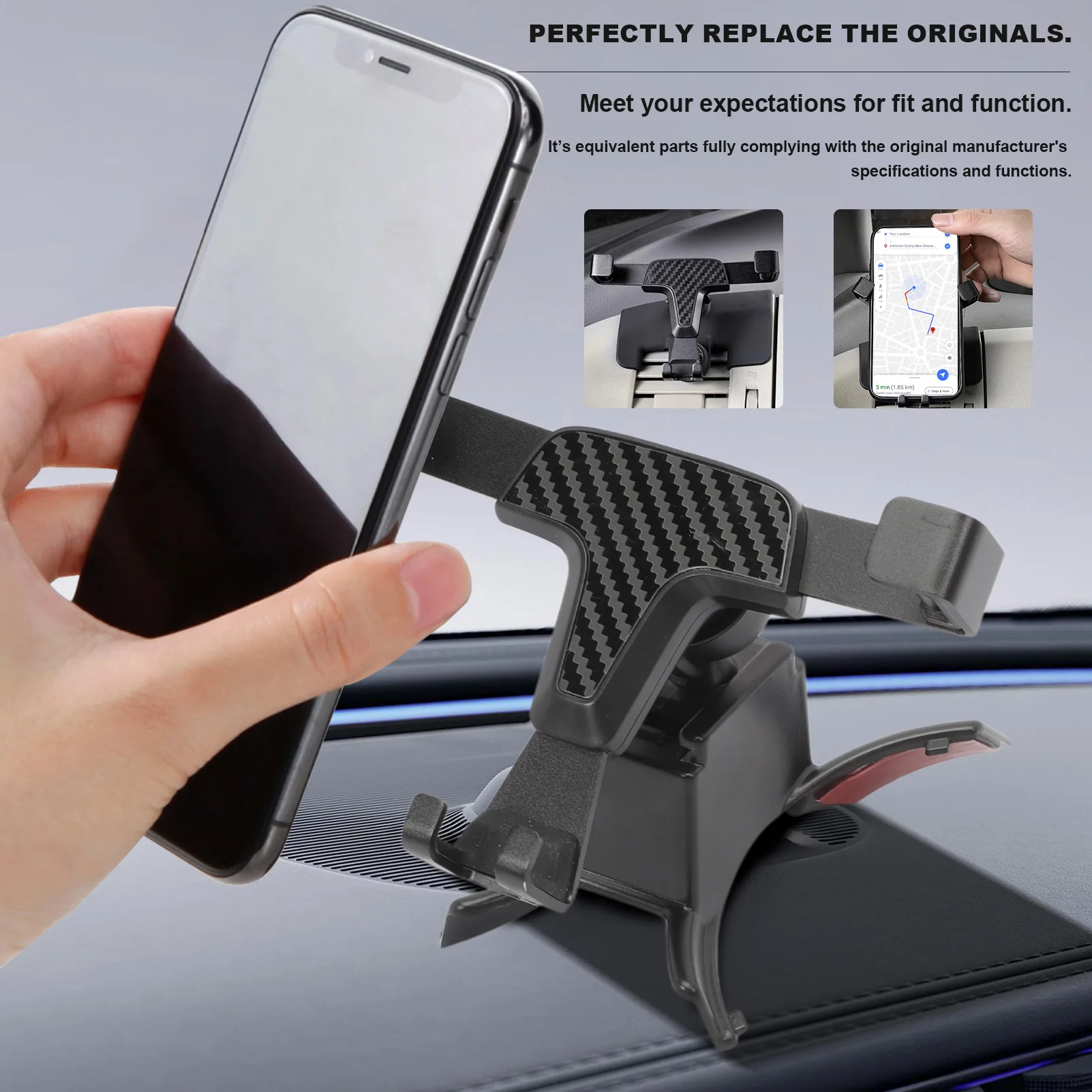 Mobile Phone Holder Carbon Fiber for J10 2006 2007 2008 2009 2010 2011 2012 2013