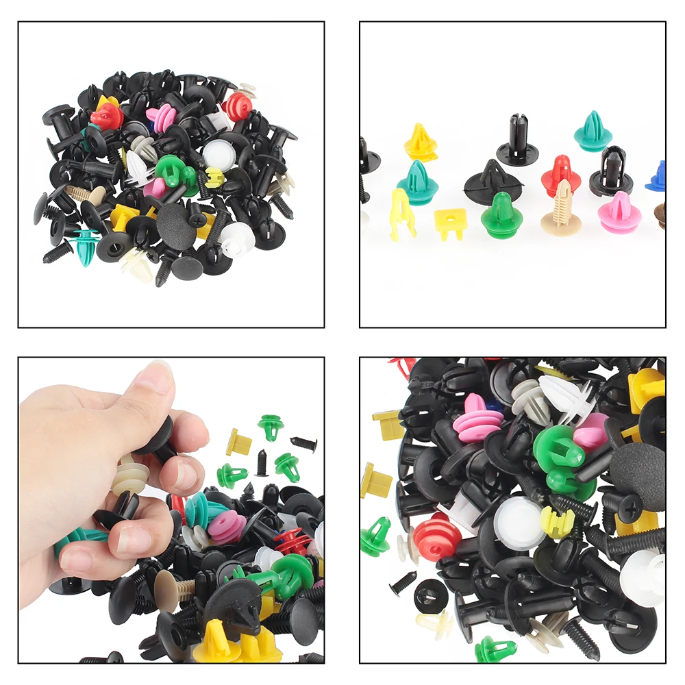 Vehicle Car Bumper Clips Interior Accessories Car-styling Universal 100Pcs/50Pcs Mixed Auto Fastener Retainer Rivet Door Panel