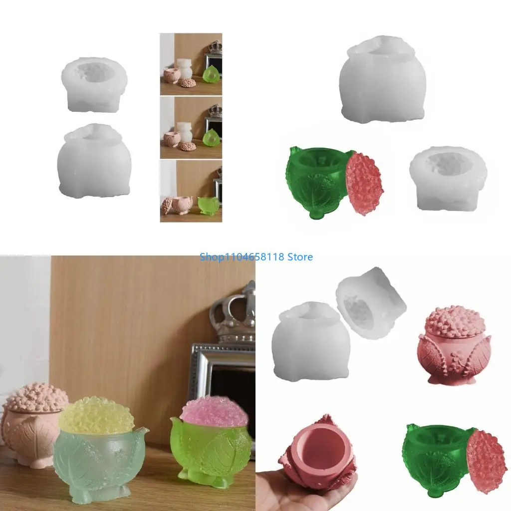 

Silicone Storage Box Mold Crafting Supplies For DIY Home Crafts Making Projects