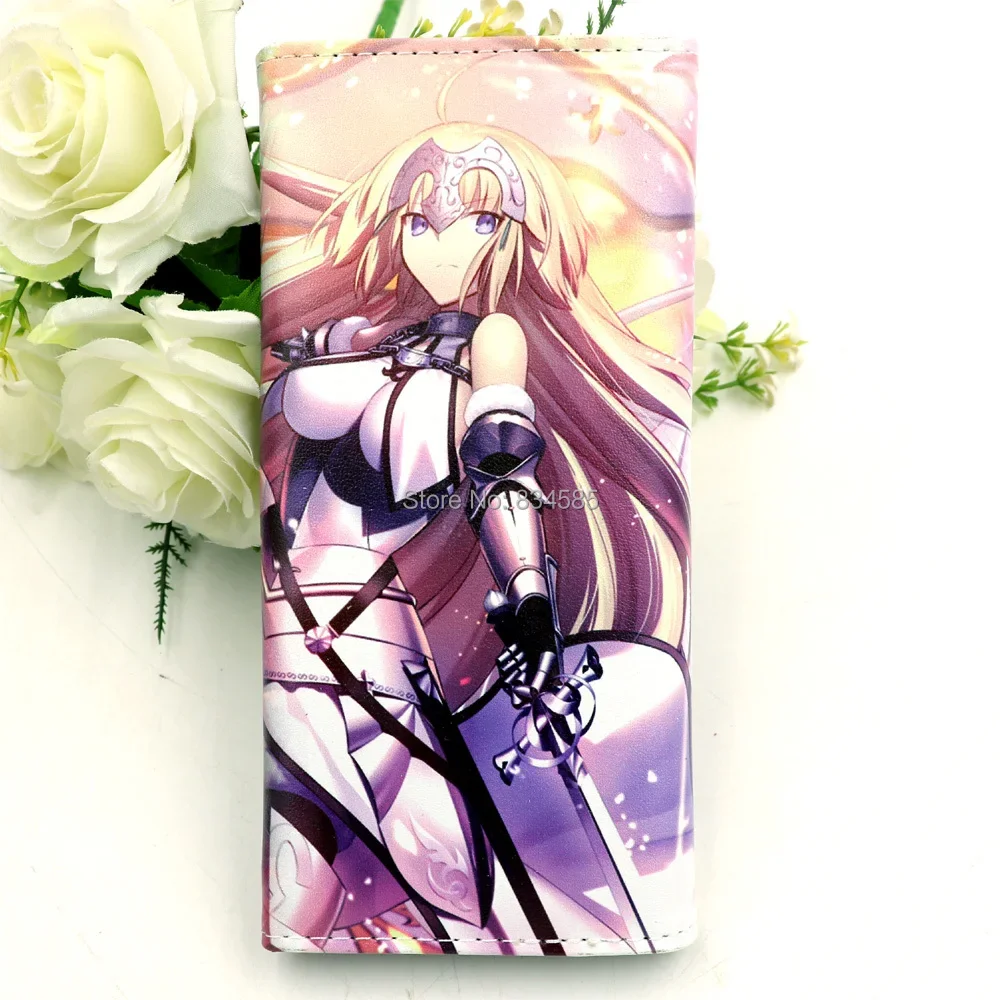 Fate/Grand Order FGO Alter Okita Anime Long Women Wallets Fate/Stay Night Money Clip Men Card Holders Purse