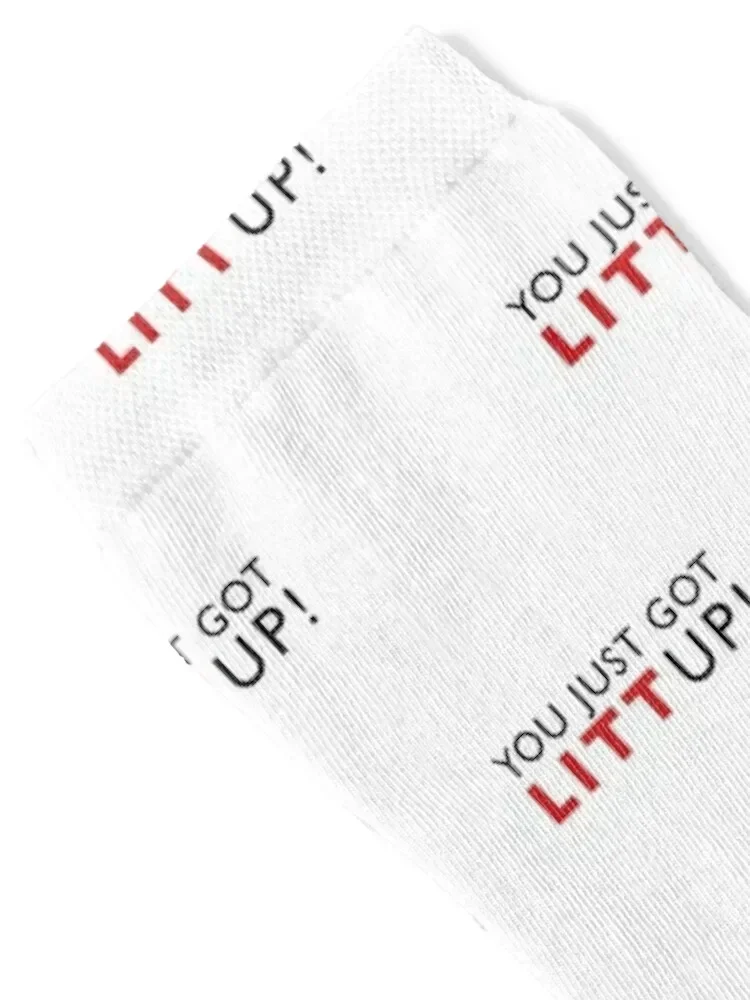 Suits, You Just Got Litt Up Socks golf Argentina Stockings compression short Socks Women's Men's