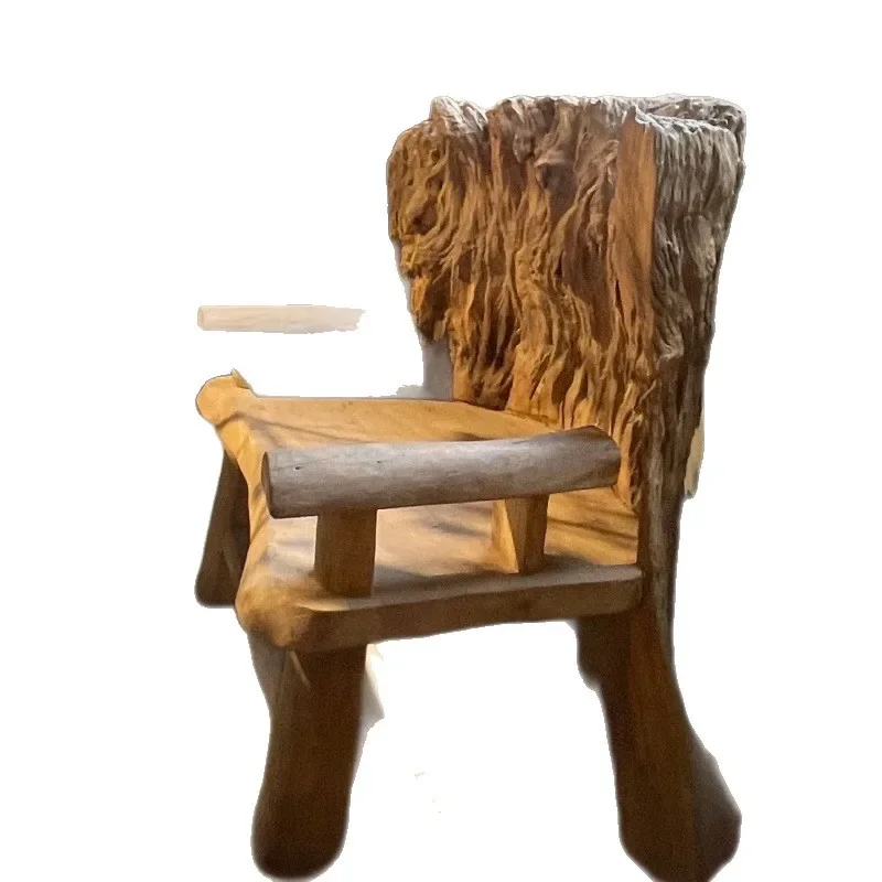 

Old elm tea table Zen tea table B & B hotel lobby table and chairs study meeting friends tea