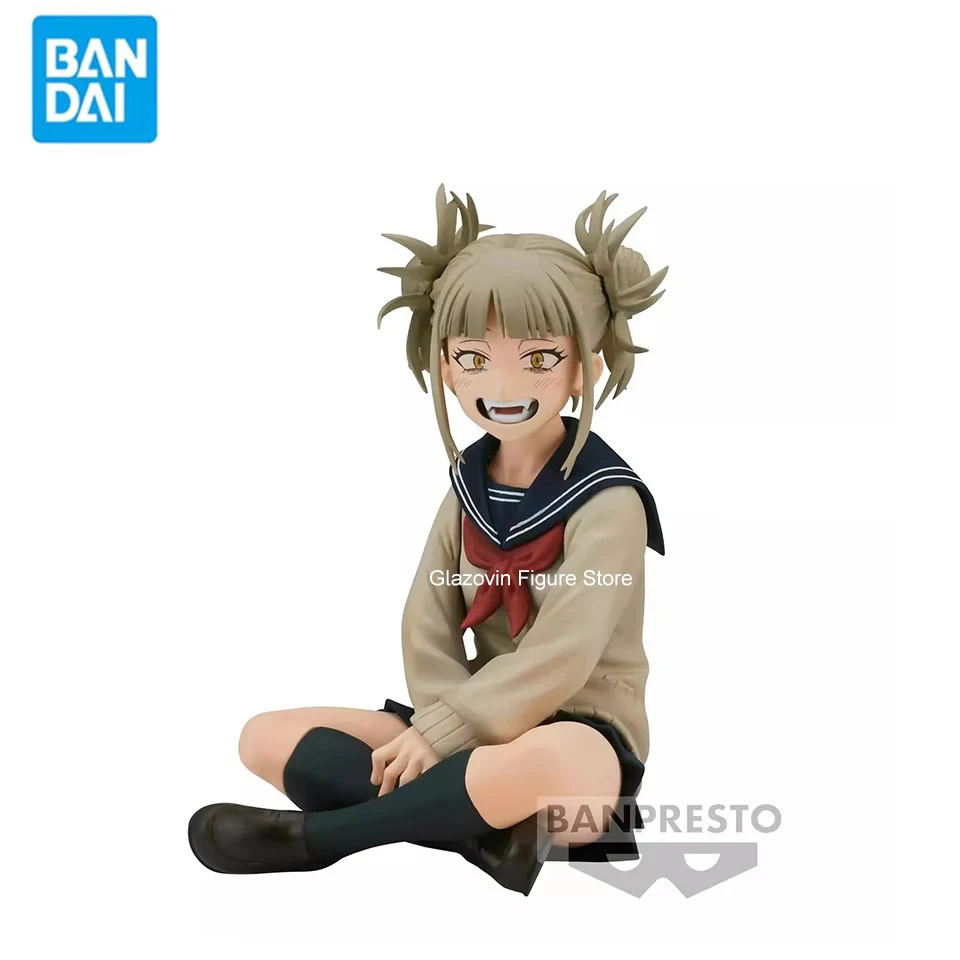 Original Genuine Banpresto My Hero Academia 12cm Himiko Toga Rest Time Vol.8 Action Figures Collection Statue Model Doll Toy