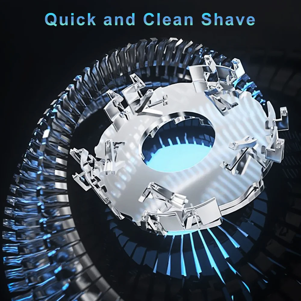 New 9D Electric Shaver USB Car-mounted High-power Full-body Wash Beard Knife Four-in-one Rechargeable Razor