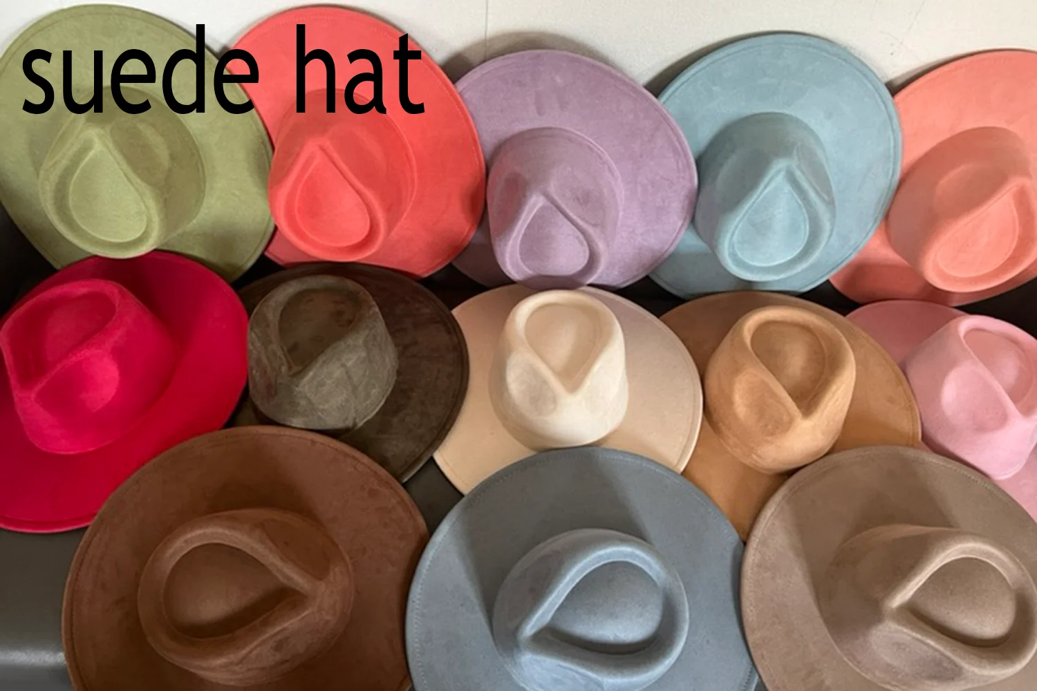 9.5CM Suede Top Hat Wide Brim Fedora Hat Men Women Autumn Winter Felt Jazz Hats Classic Church Fedoras Chapeau Sombrero Mujer
