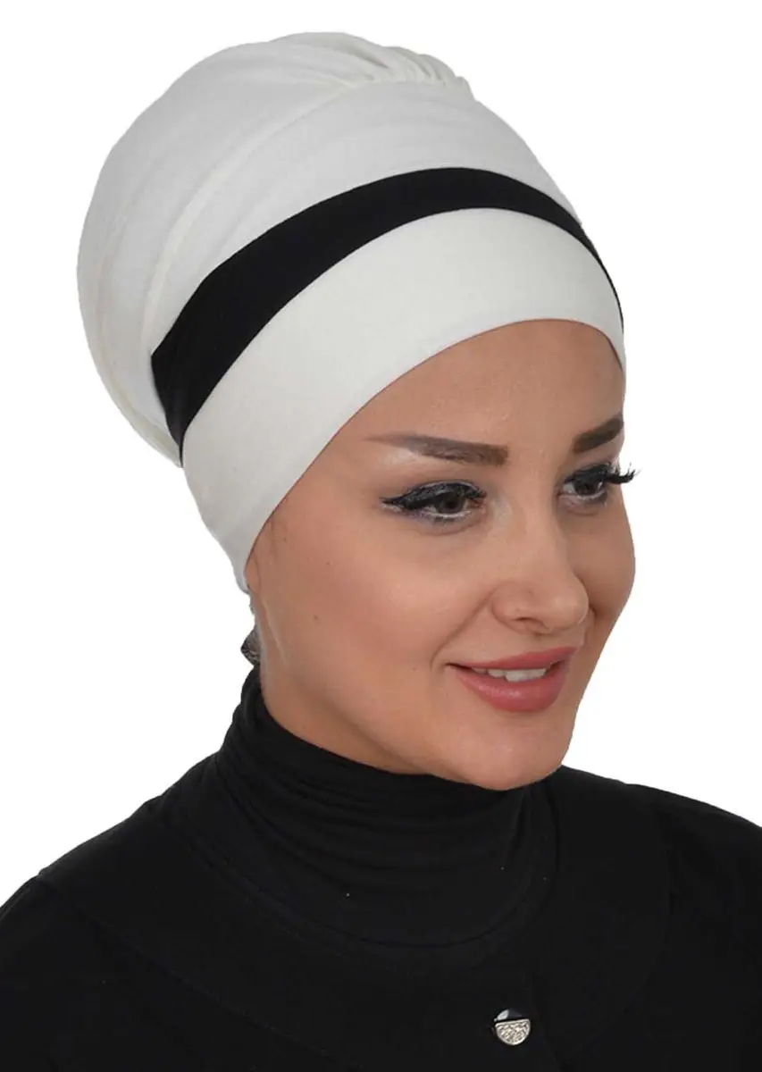 Doppel farbige gekämmte Knochen creme