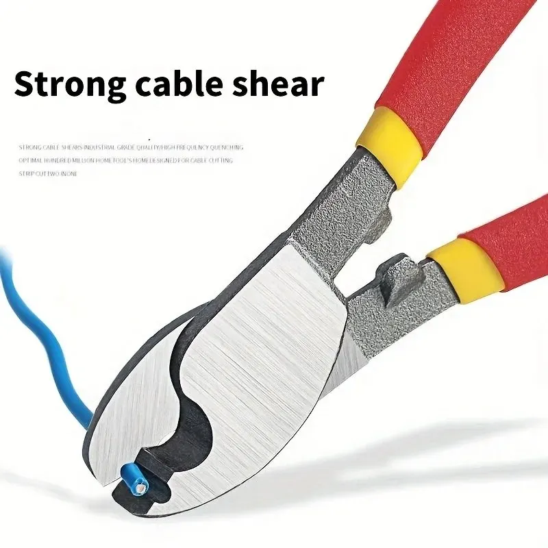 Professional-Grade Cable Pliers: Electrician-Approved Manual Wire Cutting for Maximum Efficiency