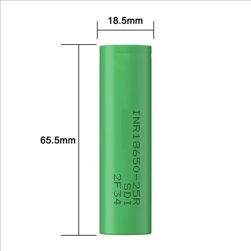 Daweikala-batería 18650 INR18650 25R 2500mAh 3,7 V 30A، celula de potenti de alta descarga