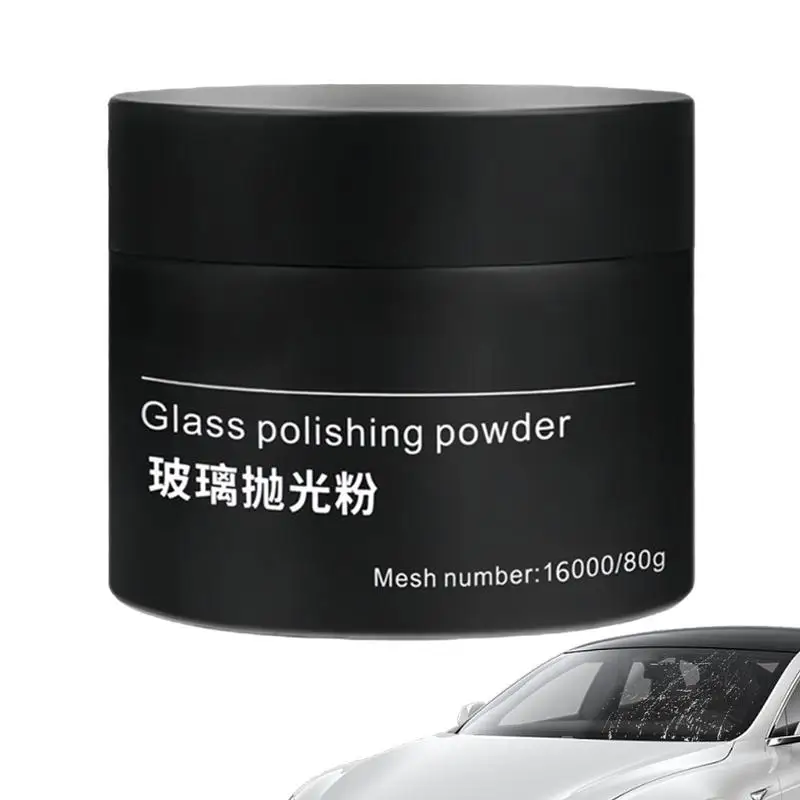 

Car Oil Film Removal Powder Windshield Oil Film Removal Polishing Powder Professional Polishing Technology Auto Care Tool For