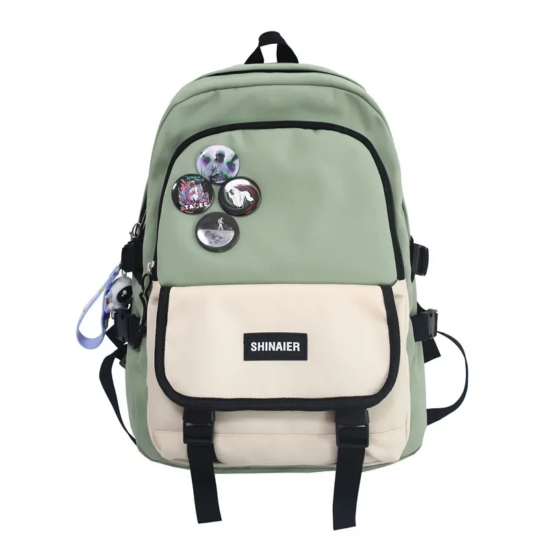 Large Capacity Backpack High School Bag College Students New Korean Brand Travel Girls Boy Computer Simple Backpack