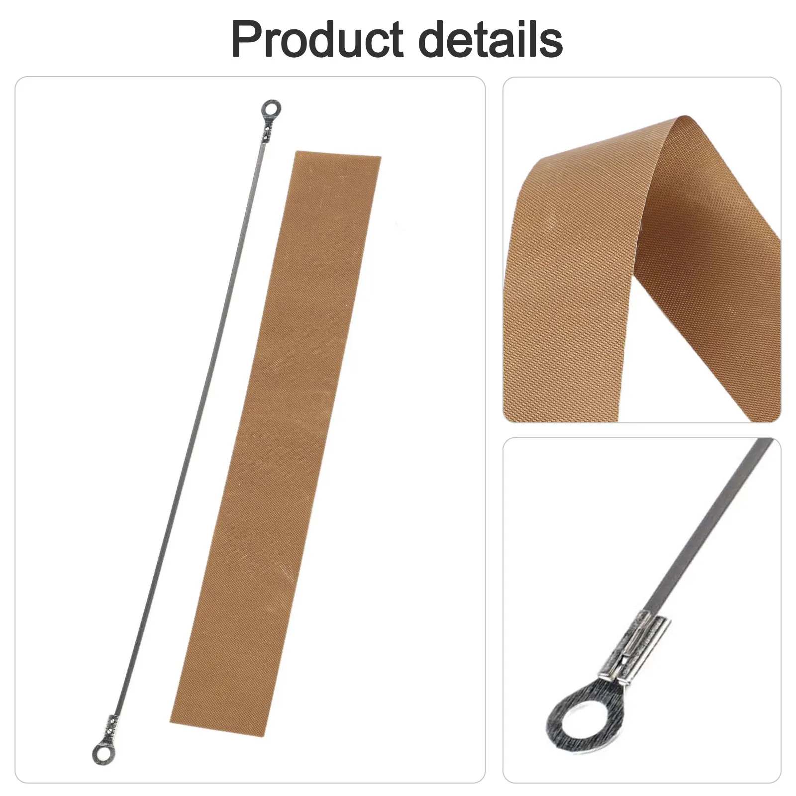 

Heating Element Wire for Impulse Sealer 200-400mm with High Temp Cloth for Manual Bag Sealing Equipment Repair