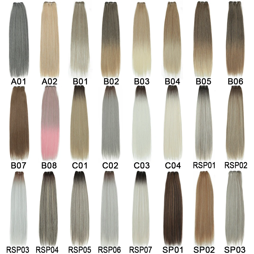 Alibaby حزم من شعر مفرود ملحقات السلس أومبير الشعر النسيج 26 بوصة طويلة الاصطناعية حزم شعر مستقيم كامل حتى النهاية 150 جرام #6