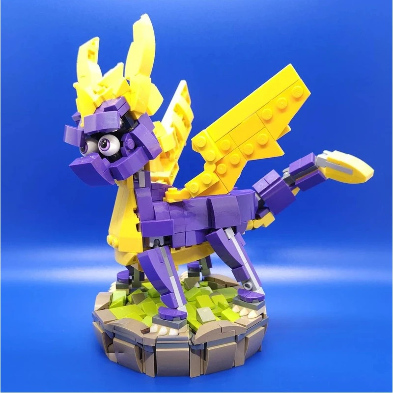 458ピース ホットセール MOC ファンタジードラゴン キャラクターモデル モジュラービルディングブロック 子供向け組み立てディスプレイ玩具 フェスティバルサプライズギフト